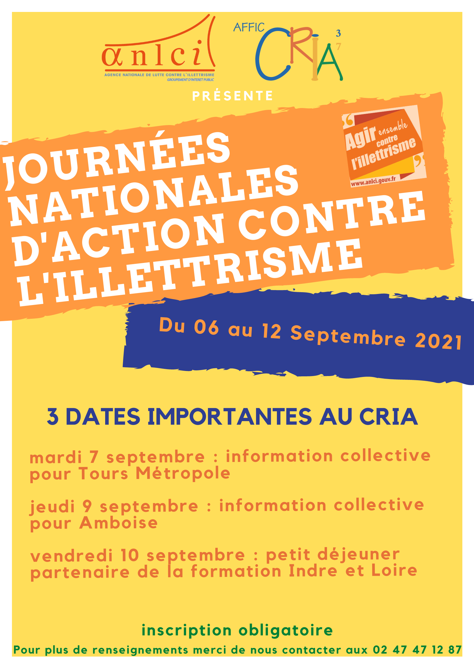 JOURNÉES NATIONALES D'ACTION CONTRE L'ILLETTRISME