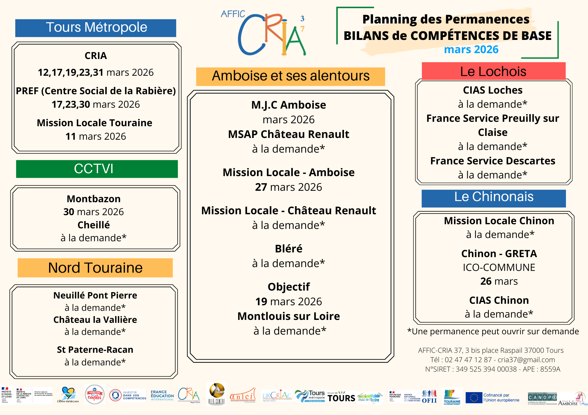 Planning de mars 2026 pour LinkedIn